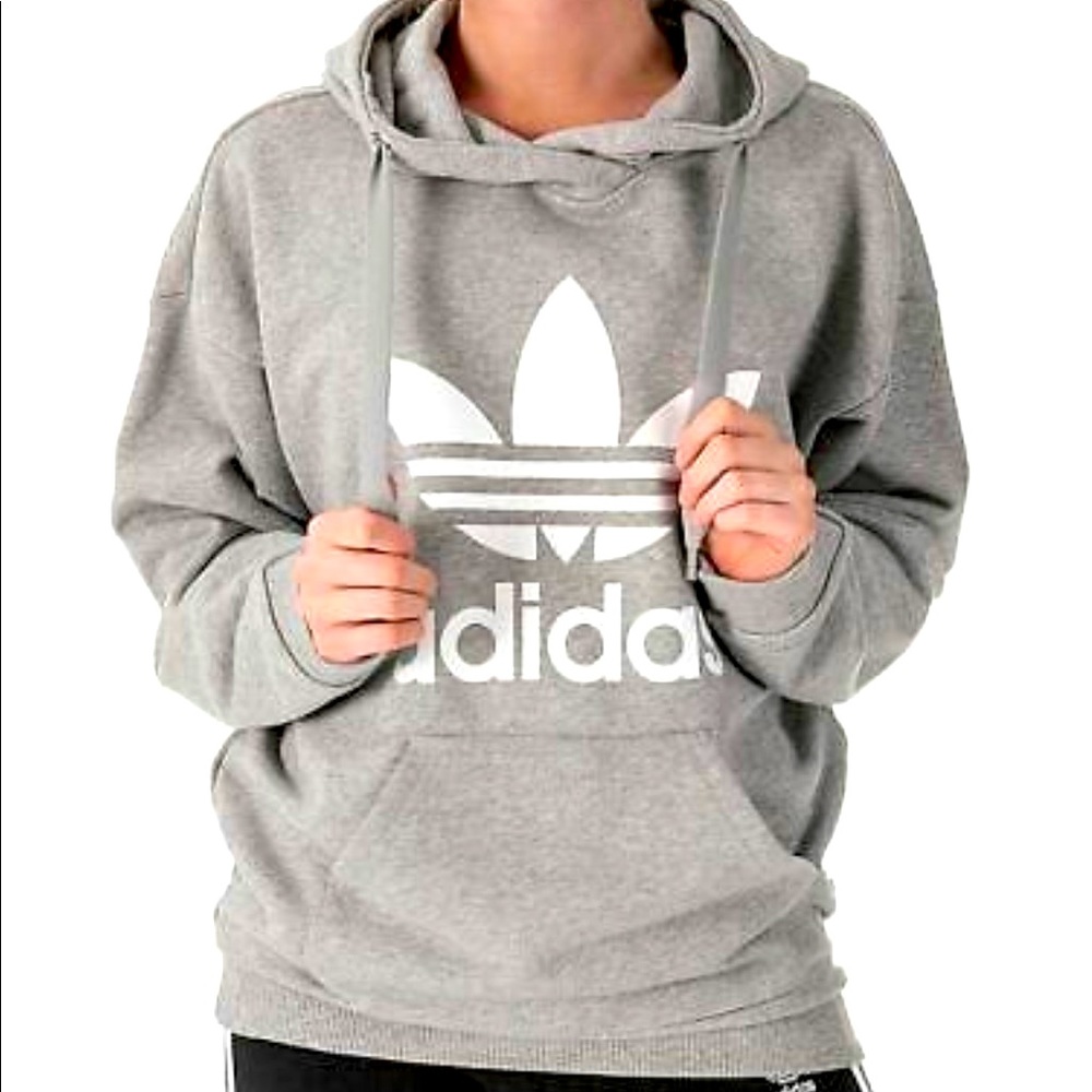 Adidas vintage trefoil hoodie
